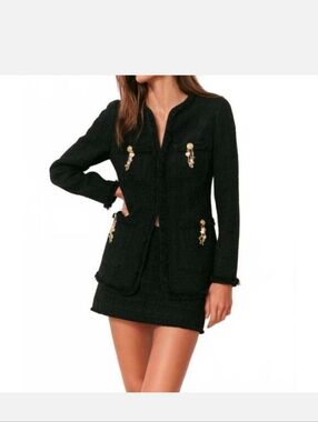 NEW LOVESHACKFANCY Adrina jacket in black